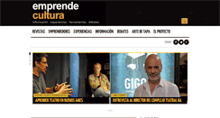 Desktop Screenshot of emprendecultura.net